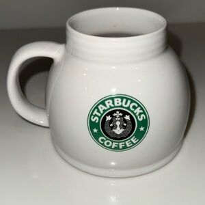 STARBUCKS Vintage No Spill Wide Bottom Travel Mug